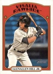 2021 Topps Heritage Minor League Base Set Glenallen Hill Jr. #84 card