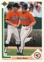 1991 Upper Deck Base Set Glenn Davis #757 card