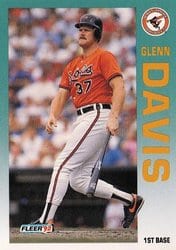 1992 Fleer Base Set Glenn Davis #4 card