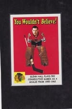 2024-25 Parkhurst Champions You Wouldn't Believe Glenn Hall #YB-1 card