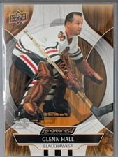 2024-25 Upper Deck Engrained Icons Base Set Glenn Hall #12 card