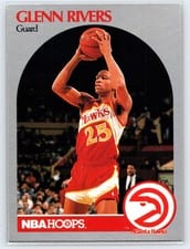1990-91 Hoops Base Set Glenn Rivers #32 card