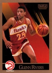 1990-91 SkyBox Base Set Glenn Rivers #7 card