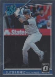 2018 Donruss Optic Base Set Gleyber Torres #65b card