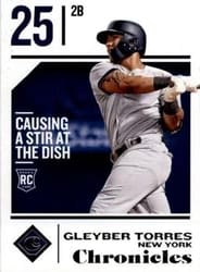 2018 Panini Chronicles Base Set Gleyber Torres #60 card