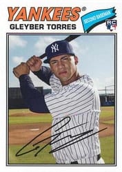 2018 Topps Archives Base Set Gleyber Torres #164 card