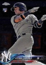 2018 Topps Chrome Base Set Gleyber Torres #31 card