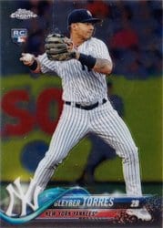 2018 Topps Chrome Update Base Set Gleyber Torres #HMT26 card
