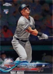 2018 Topps Chrome Update Base Set Gleyber Torres #HMT80 card
