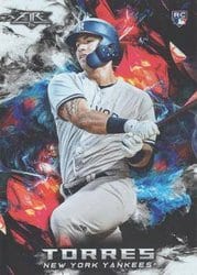 2018 Topps Fire Base Set Gleyber Torres #119 card
