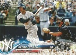 2018 Topps Holiday Base Set Gleyber Torres #HMW182 card
