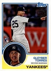 2018 Topps Update 1983 Topps Gleyber Torres #83-16 card