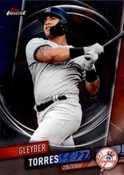 2019 Finest Base Set Gleyber Torres #53 card