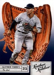 2019 Panini Leather & Lumber Base Set Gleyber Torres #42 card