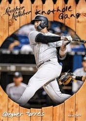2019 Panini Leather & Lumber Knothole Gang Gleyber Torres #KHG-10 card