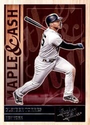 2019 Panini Leather & Lumber Maple and Ash Gleyber Torres #MA-2 card