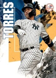 2019 Topps Fire Base Set Gleyber Torres #193 card