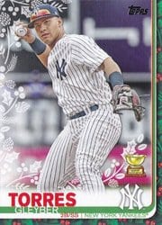 2019 Topps Holiday Base Set Gleyber Torres #HW182 card