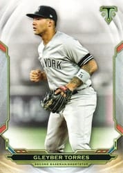 2019 Topps Triple Threads Base Set Gleyber Torres #85 card