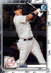 2020 Bowman Chrome Base Set Gleyber Torres #32 card