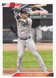 2020 Bowman Heritage Base Set Gleyber Torres #74 card