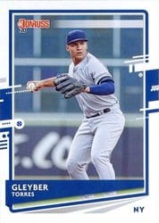 2020 Donruss Base Set Gleyber Torres #91 card
