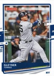 2020 Donruss Base Set Gleyber Torres #91b card