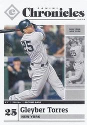 2020 Panini Chronicles Base Set Gleyber Torres #6 card