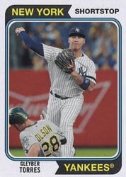 2020 Topps Archives Base Set Gleyber Torres #180 card
