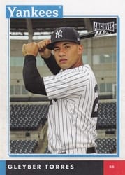 2020 Topps Archives Snapshots Base Set Gleyber Torres #AS-GT card
