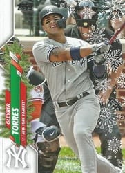 2020 Topps Holiday Base Set Gleyber Torres #HW180a card