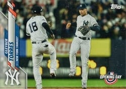 2020 Topps Opening Day Base Set Gleyber Torres #186 card