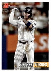 2021 Bowman Heritage Base Set Gleyber Torres #65 card