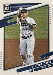 2021 Donruss Optic Base Set Gleyber Torres #118 card