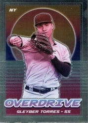 2021 Panini Chronicles Overdrive Gleyber Torres #6 card