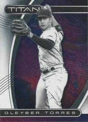 2021 Panini Chronicles Titan Gleyber Torres #24 card
