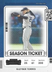 2021 Panini Contenders Base Set Gleyber Torres #66 card