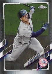 2021 Topps Chrome Base Set Gleyber Torres #137 card