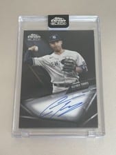 2021 Topps Chrome Black Autographs Gleyber Torres #CBA-GT card