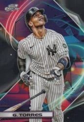 2022 Topps Cosmic Chrome Base Set Gleyber Torres #38 card