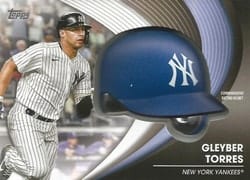 2022 Topps Update Commemorative Batting Helmets Gleyber Torres #BH-GT card