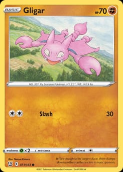 Battle Styles Gligar #71 card