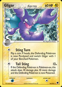 2006 Dragon Frontiers Gligar δ #16 card