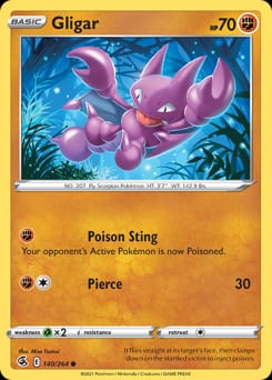 Fusion Strike Gligar #140 card