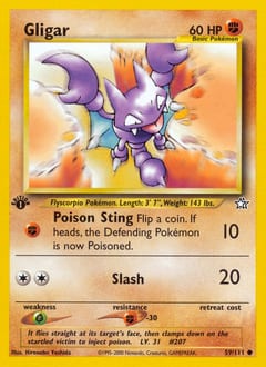 Neo Genesis Gligar #59 card