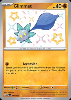 Paldean Fates Glimmet #179 card