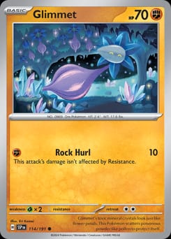 Surging Sparks Glimmet #114 card