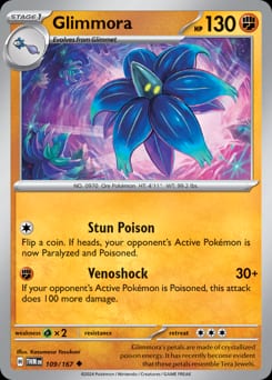 Twilight Masquerade Glimmora #109 card