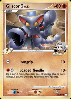 Rising Rivals Gliscor E4 #62 card