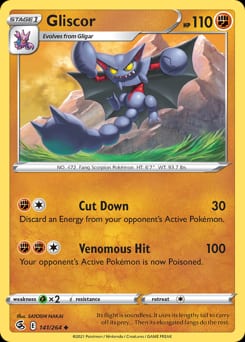 Fusion Strike Gliscor #141 card